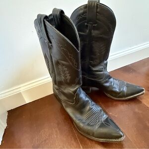 Tony Lama Black Western Boots women’s 7.5
